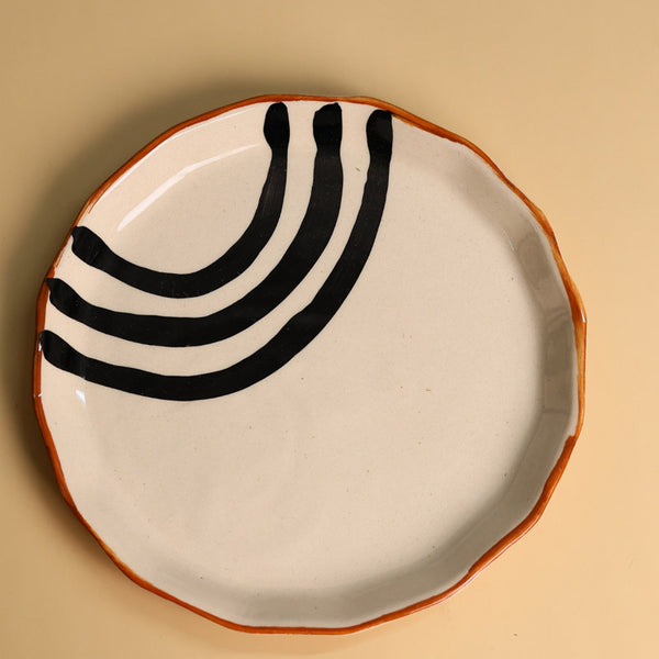 Buy Mayla Snack Plate - Set Of Two Dinner Set from Vaaree