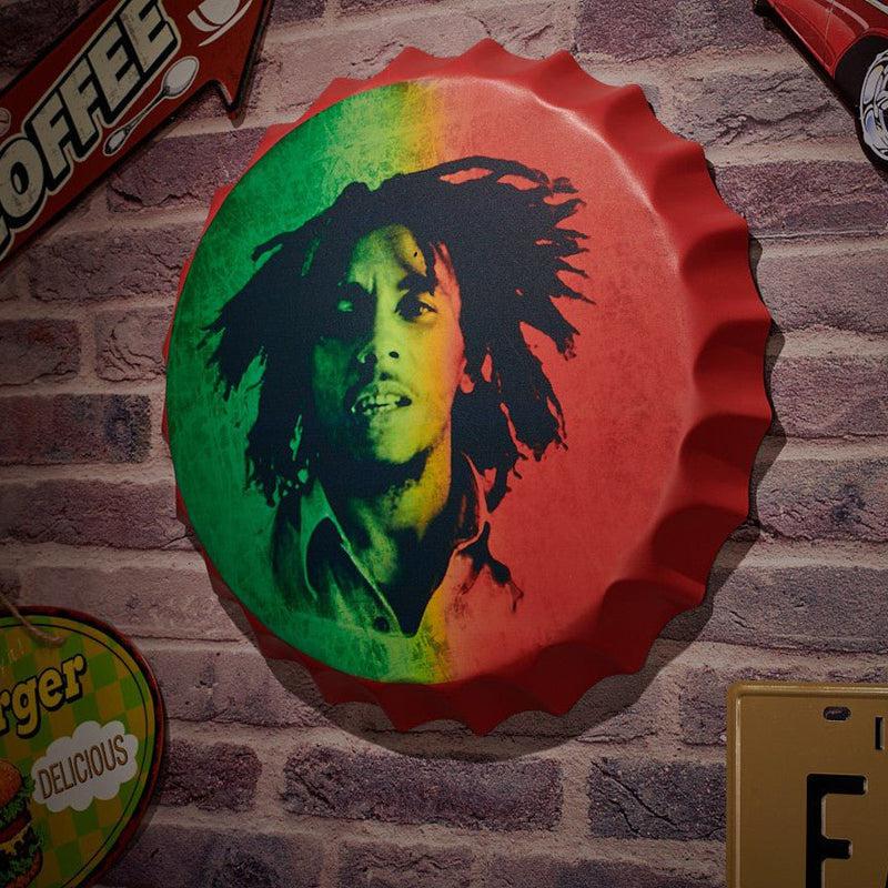 Buy Bob Marley Bottle Cap Wall Accent Wall Accents from Vaaree