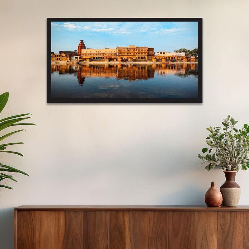 Buy Ayodhya Ram Mandir Wall Painting With Frame Wall Art & Paintings from Vaaree