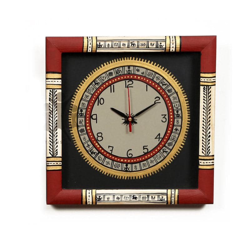 Buy Imeya Warli Wall Clock Wall Clock from Vaaree