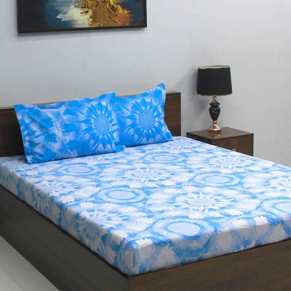 Buy Blossom Dream Bedsheet - Blue at Vaaree online | Beautiful Bedsheets to choose from