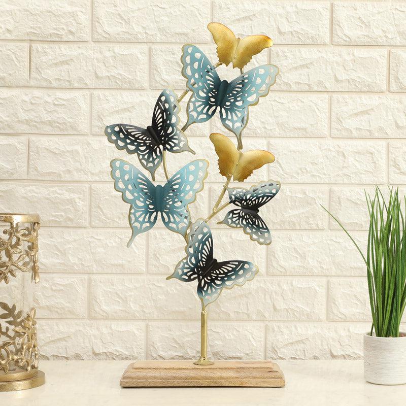 Buy Deyana Chrome Wings Showpiece Showpieces from Vaaree