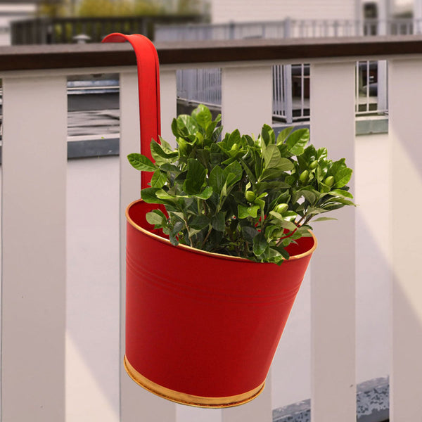 Buy Lush Glow Planter - Red Pots & Planters from Vaaree