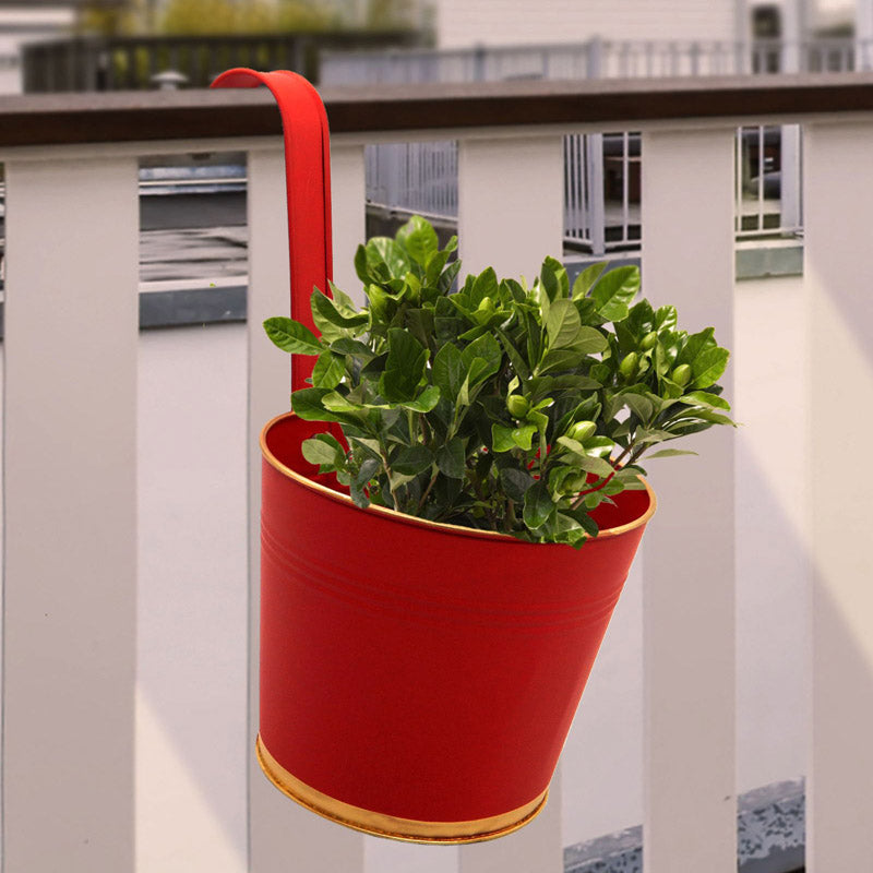 Buy Lush Glow Planter - Red Pots & Planters from Vaaree