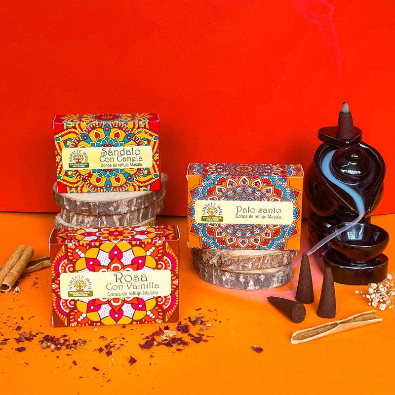 Buy Dhaara Scented Backflow Cones - Pack Of Three Incense Sticks & Cones from Vaaree