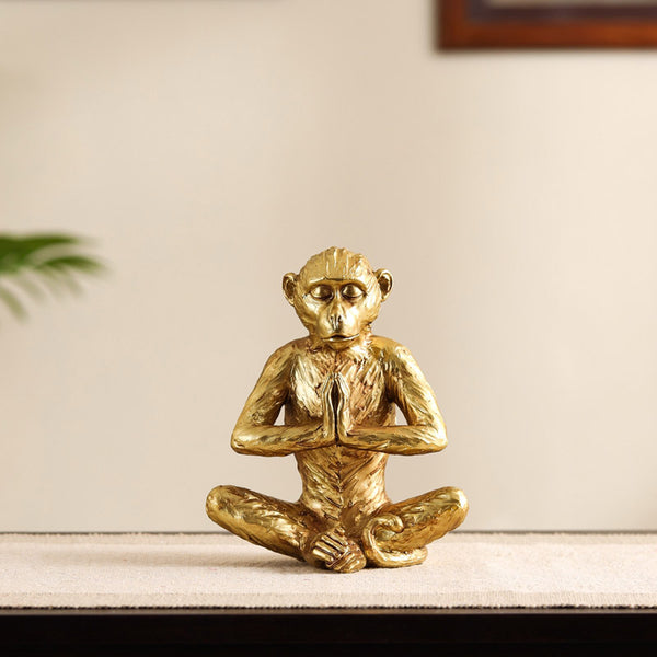 Buy Meditating Monkey Showpiece Showpieces from Vaaree