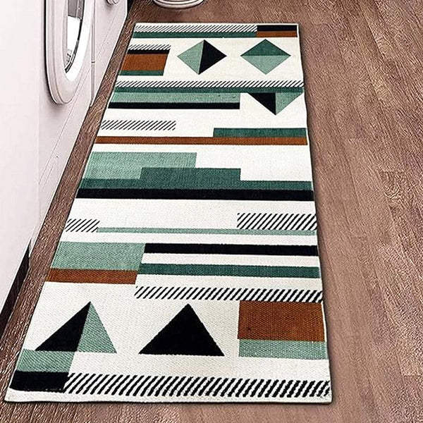 Buy Ello Geometric Runner Rug Runner Rug from Vaaree