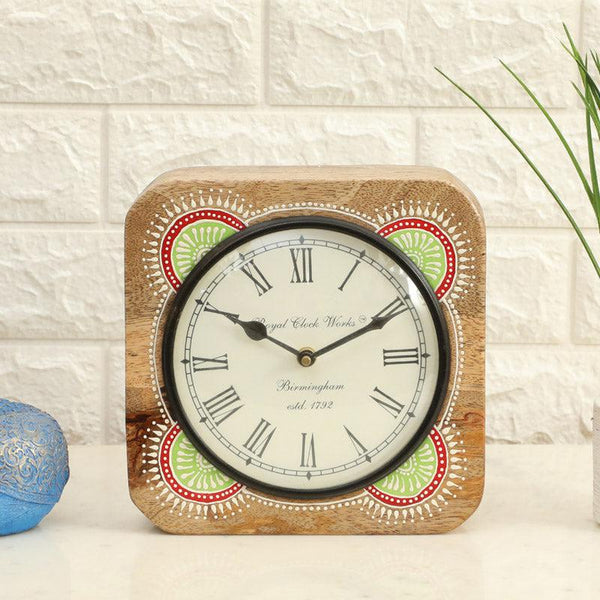 Buy Corbin Table Clock Table Clock from Vaaree