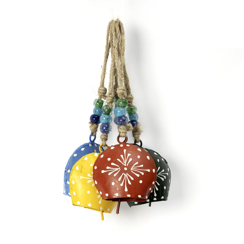 Buy Festive Hue Cowbell Windchime - Set of Five Windchimes from Vaaree