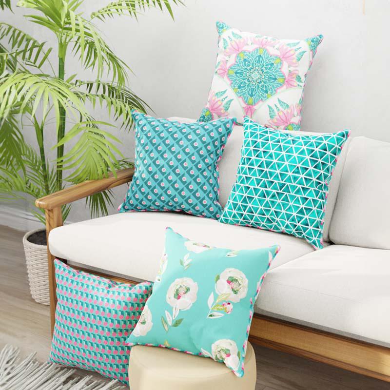 Buy Esti Cushion Cover - Set of Five Cushion Cover Sets from Vaaree