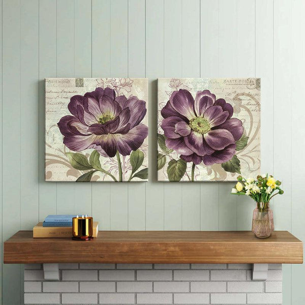 Buy Duncan Floral Wall Art - Set Of Two Wall Art & Paintings from Vaaree