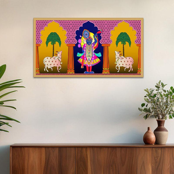 Buy Govinda Natan Wall Painting With Frame Wall Art & Paintings from Vaaree