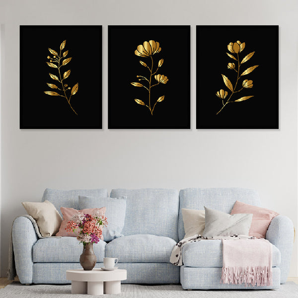 Buy Mélodie Wall Art - Set Of Three Wall Art & Paintings from Vaaree