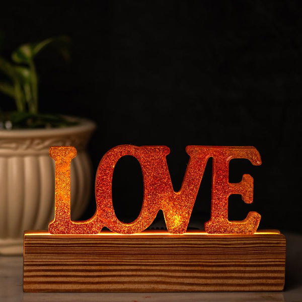 Buy Love Led Table Lamp Showpieces from Vaaree