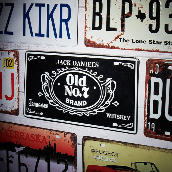 Jack Daniels Old No.7 Sign Plate Wall Accent