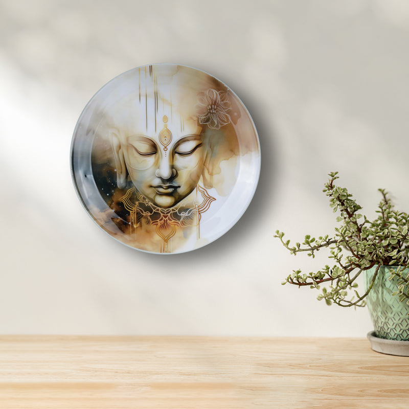 Buy Serene Buddha Wall Plate Wall Plates from Vaaree