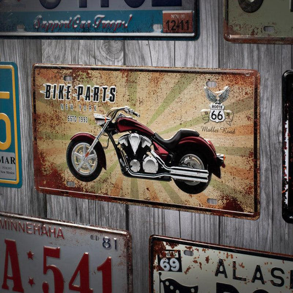 Buy Bike Parts Route66 Wall Accent Wall Accents from Vaaree