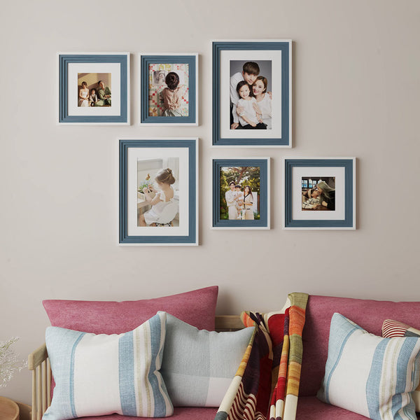 Buy Dinva Photo Frame - Set Of Six Photo Frames from Vaaree