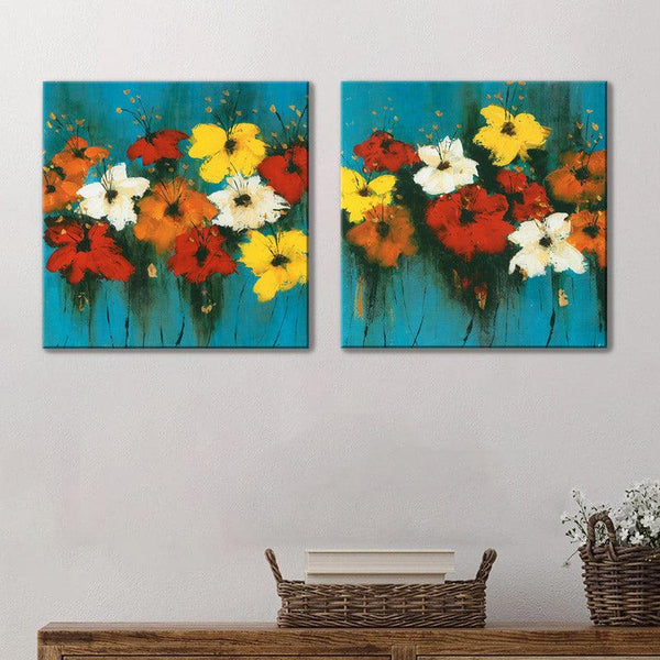 Buy Ginger Floral Wall Art - Set Of Two Wall Art & Paintings from Vaaree