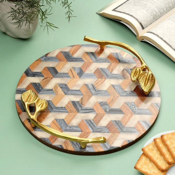 Buy Tesselated Pattern Platter at Vaaree online | Beautiful Platter to choose from
