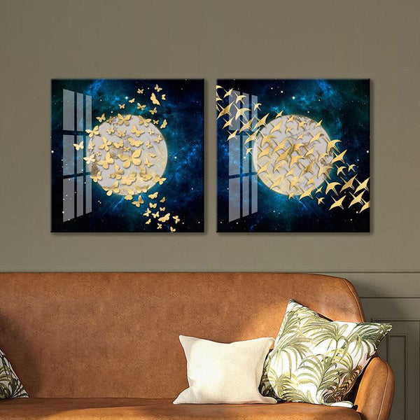 Buy Mabel Wall Art - Set Of Two Wall Art & Paintings from Vaaree