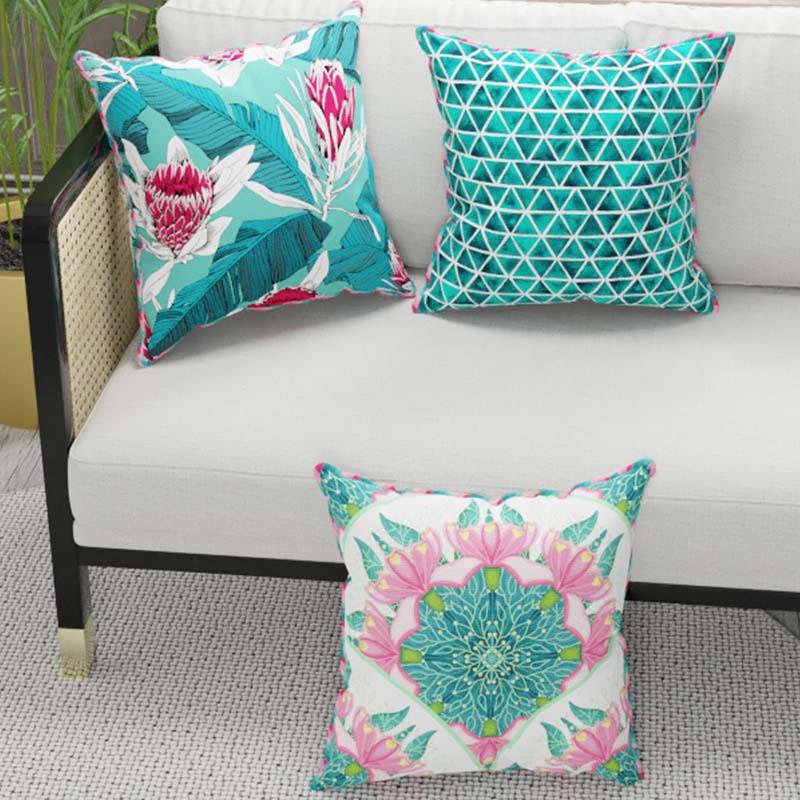 Buy Elene Cushion Cover - Set of Three Cushion Cover Sets from Vaaree