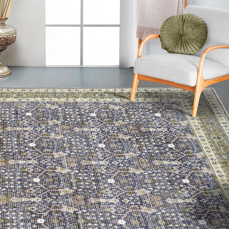 Buy Sadie Ethnic Carpet - Navy Blue Carpet from Vaaree