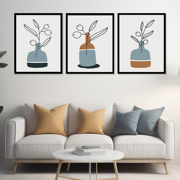 Buy Julian Wall Art - Set Of Three Wall Art & Paintings from Vaaree