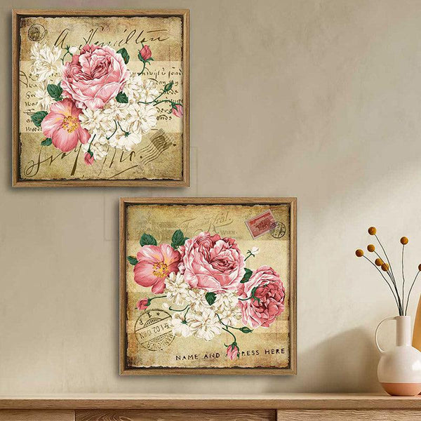 Buy Baker Floral Wall Art - Set Of Two Wall Art & Paintings from Vaaree