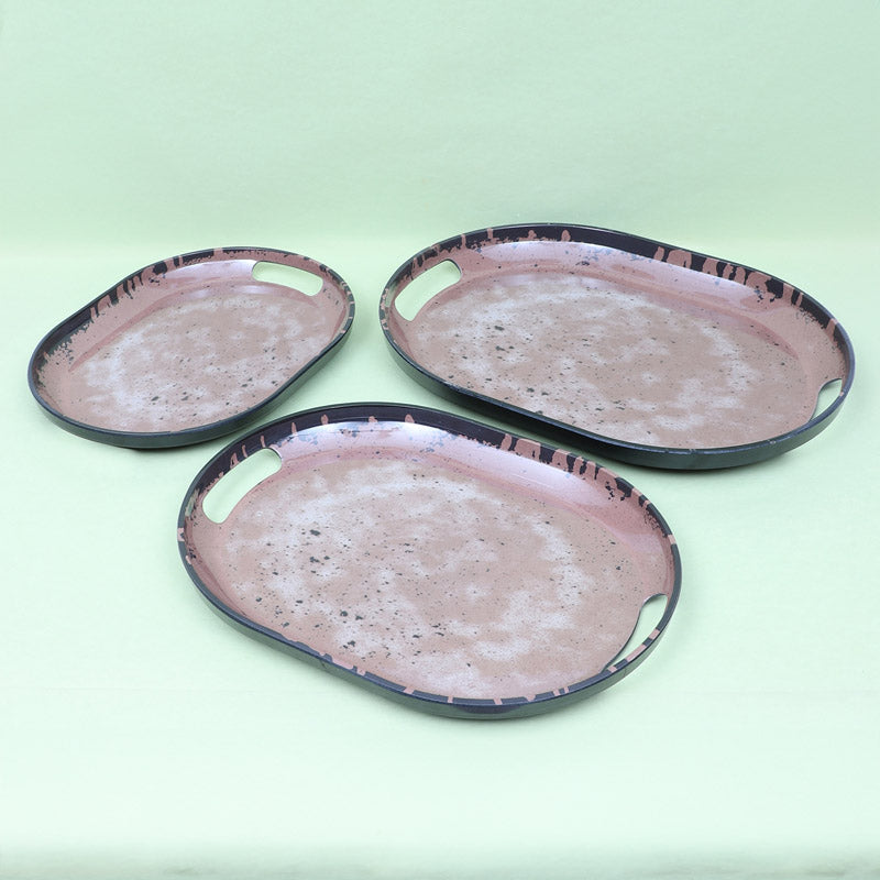 Buy Fitera Serving Tray - Set Of Three Serving Tray from Vaaree