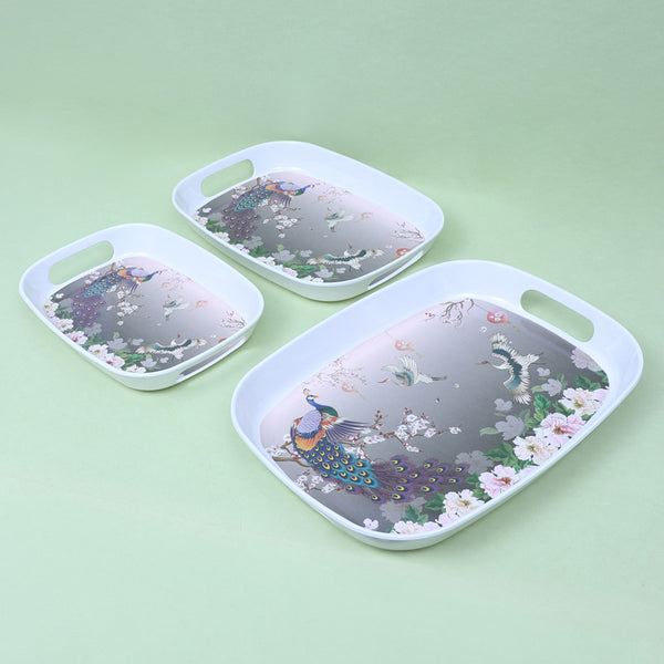 Buy Lixa Serving Tray - Set Of Three Serving Tray from Vaaree