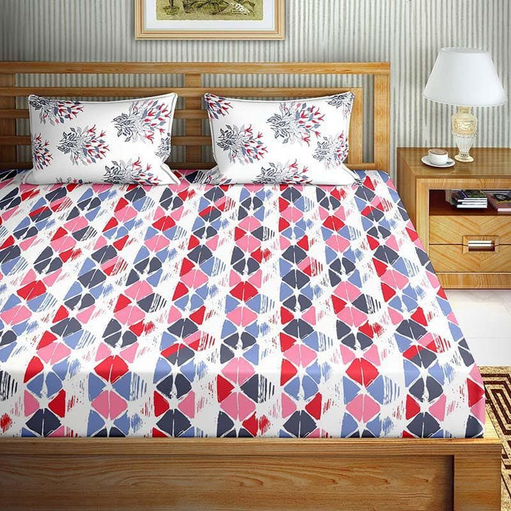 Buy Tylar Printed Bedsheet at Vaaree online | Beautiful Bedsheets to choose from