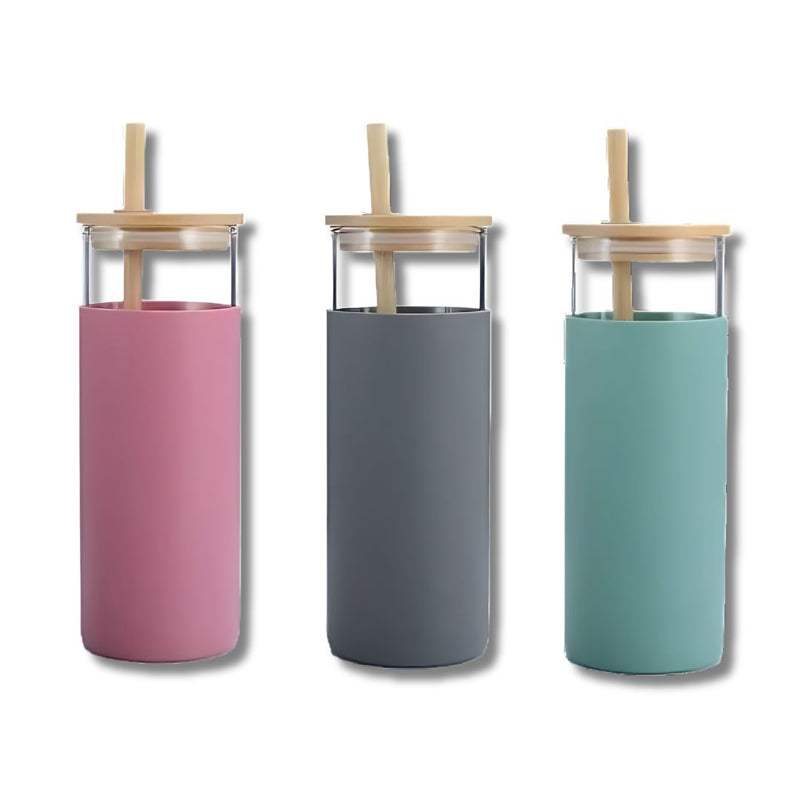 Bottle - Riva Sipper 450 ML Tumbler (Pink/Grey/Green) - Set Of Three