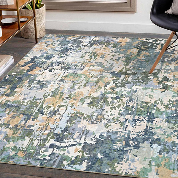 Buy Aria Abstract Carpet - Green Carpet from Vaaree