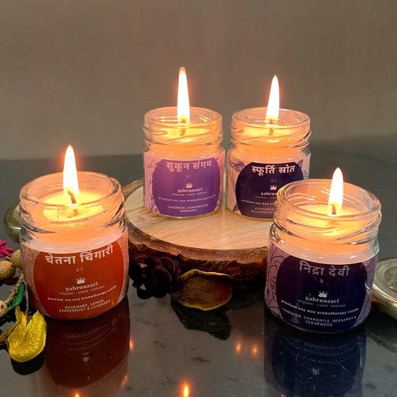 Buy Nidra Devi Lavender Scented Candle Candles from Vaaree