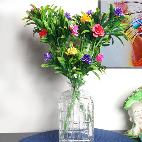 Buy Faux Filosia Flower Bunch (Multicolor) - Set Of Two Artificial Flowers from Vaaree