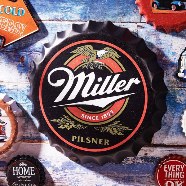 Buy Miller Bottle Cap Wall Accent Wall Accents from Vaaree