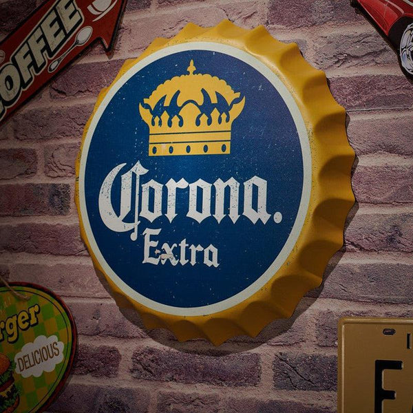 Corona Extra Bottle Cap Wall Accent