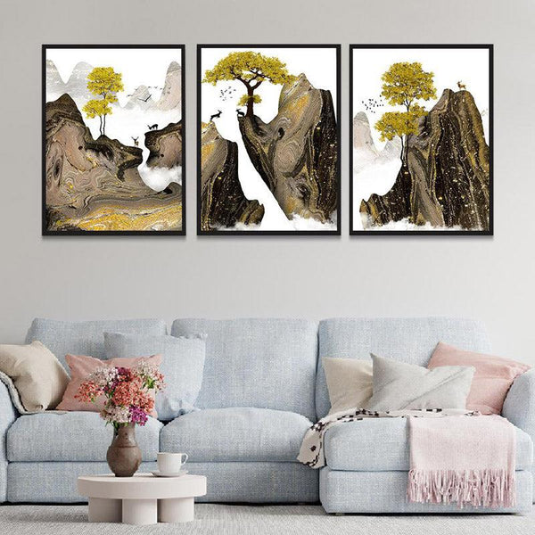 Buy Ninon Wall Art - Set Of Three Wall Art & Paintings from Vaaree