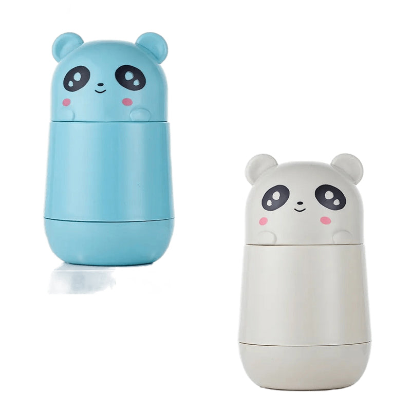 Bottle - Hydro Panda Kids 350 ML Water Bottle (Blue & Grey) - Set of Two