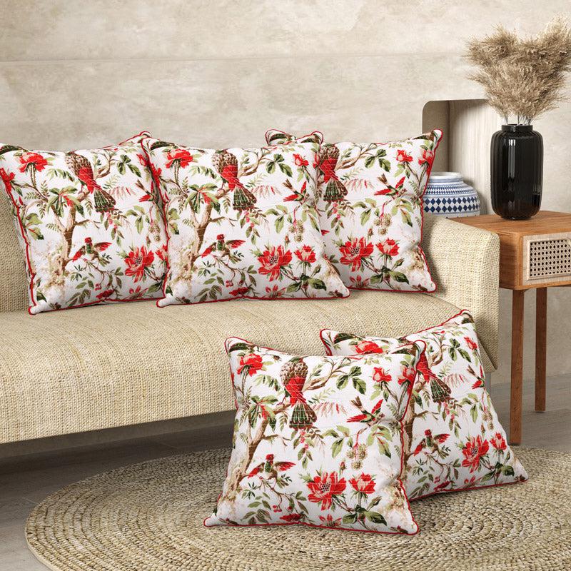 Buy Ramiya Floral Cushion Cover - Set Of Three Cushion Cover Sets from Vaaree