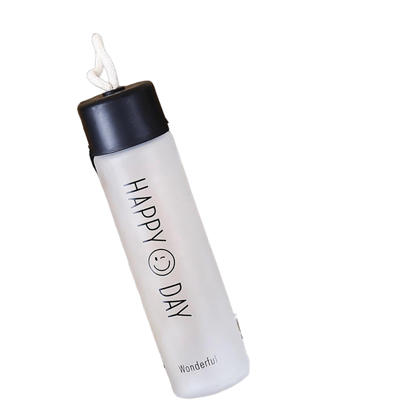 Buy Happy Day Water Bottle (340 ML) - Black Bottle from Vaaree