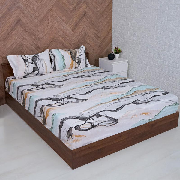 Buy Gilla Abstract Bedsheet Bedsheets from Vaaree