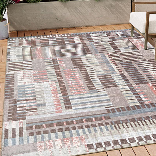 Buy Mila Abstract Bedsheet - Brown Carpet from Vaaree