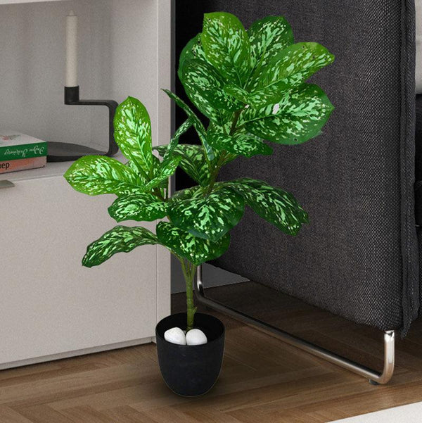 Buy Faux Everlasting Rubber Fig Plant With Pot - 58 cms Artificial Plants from Vaaree