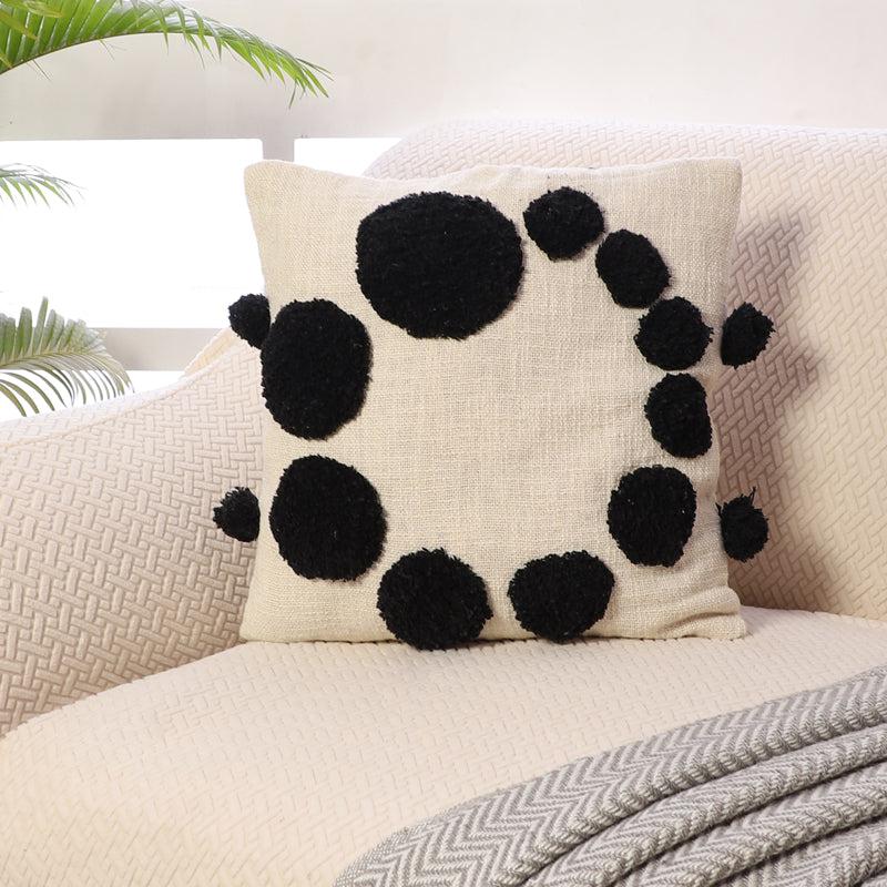 Buy Bubble Bloom Tufted Cushion Cover - Brown Cushion Covers from Vaaree