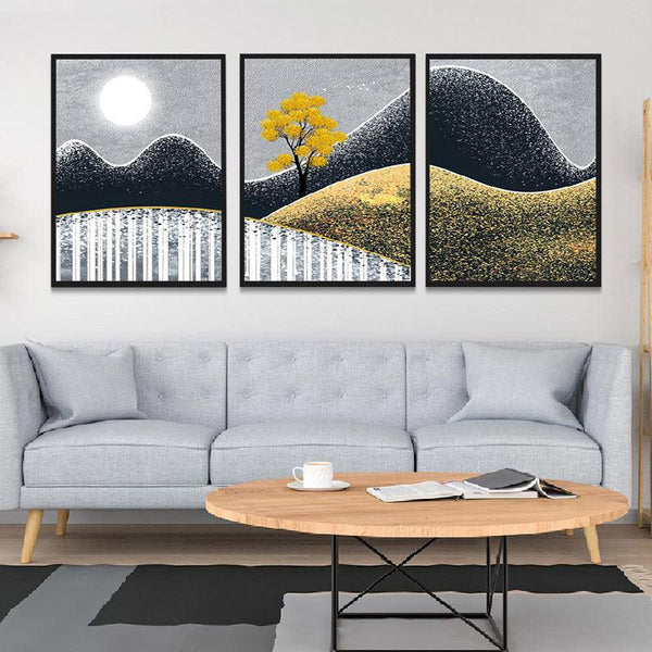 Buy Zélie Wall Art - Set Of Three Wall Art & Paintings from Vaaree