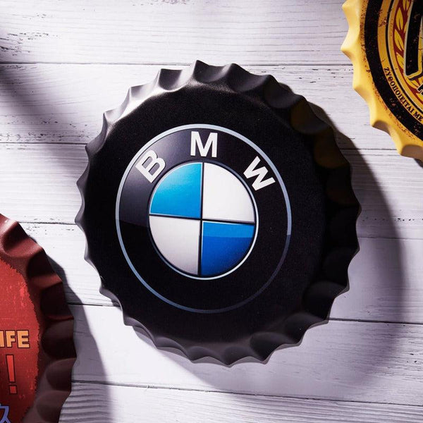 Bmw Bottle Cap Wall Accent