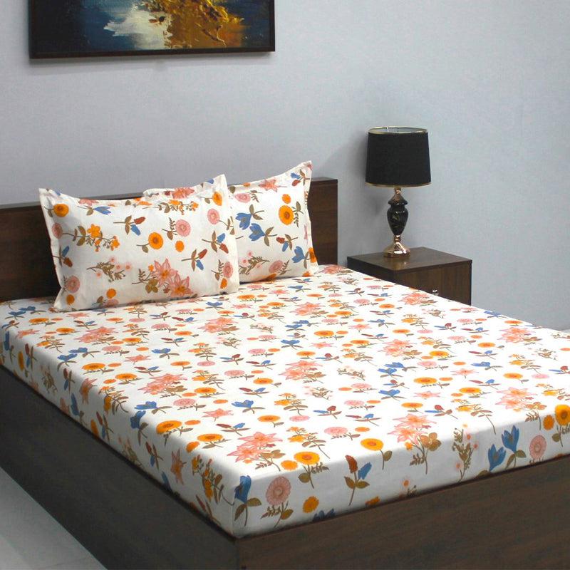 Bedsheets - Omya Floral Bedsheet