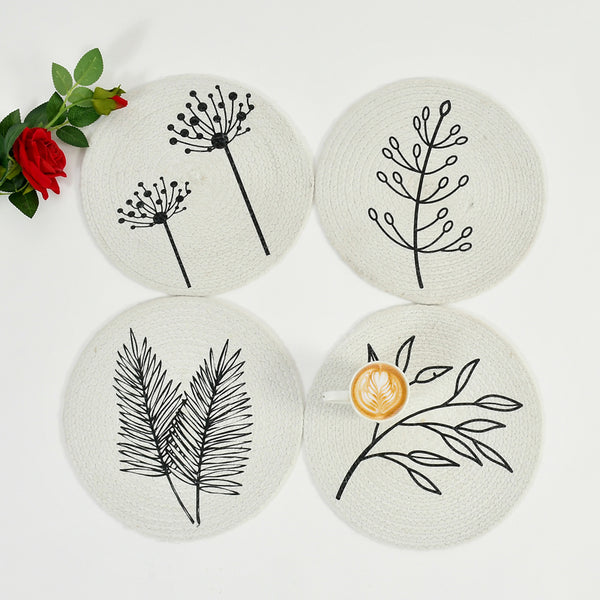 Table Mat - Hivi Round Placemat - Set Of Four